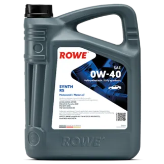 ROWE Hightec SYNTH RS SAE 0W-40 Motor Oil - 20020-0050-99 - 5 Liter