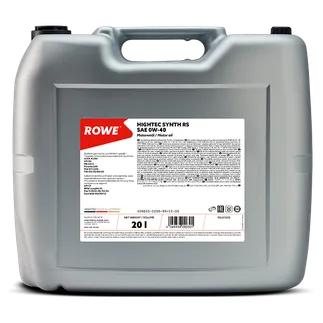 ROWE Hightec SYNTH RS SAE 0W-40 Motor Oil - 20020-0200-99 - 20 Liter
