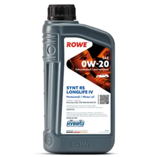 ROWE Hightec SYNTH RS Longlife IV SAE 0W-20 Motor Oil - 20036-0010-99 - 1 Liter