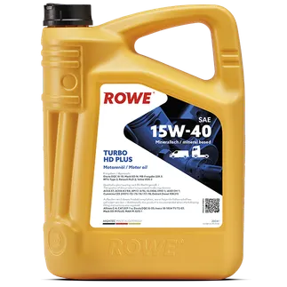 ROWE Hightec Turbo HD SAE 15W-40 PLUS Motor Oil - 20041-0050-99 - 5 Liter