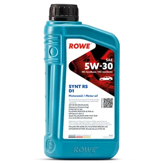 ROWE Hightec SYNT RS D1 SAE 5W-30 Motor Oil - 20212-0010-99 - 1 Liter