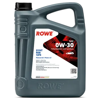 ROWE Hightec SYNT RSB 12FE SAE 0W-30 Motor Oil - 20305-0050-99 - 5 Liter