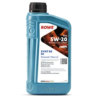 ROWE Hightec SYNT RS D1 SAE 5W-20 Motor Oil - 20342-0010-99 - 1 Liter