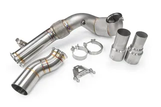 JDY 130mm Catted Downpipe For VW/Audi MQB 2.0TSI FWD