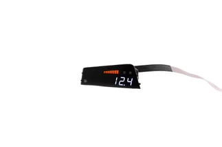 P3 Analog Gauge For F1X BMW 5 Series (LHD) - Orange Bars / White Digits