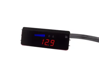 P3 Analog Gauge For VW MK4 Golf R32 (LHD) - Blue Bars / Red Digits