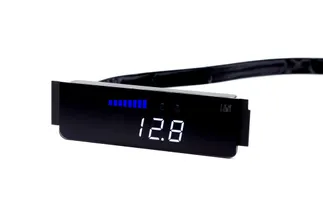 P3 Analog Gauge For VW MK5 Golf R32 (LHD) - Blue Bars / White Digits