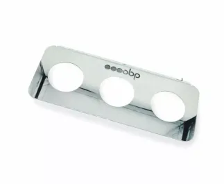 OBP Triple 52mm ST/ST Mirror Polished Mounting Plate With Flange