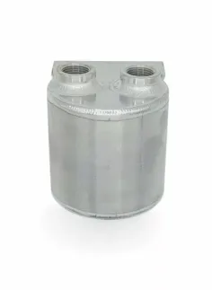 OBP 0.27L Mini Catch Can Baffled With M18 Inlet And Breather 76x76mm Drain Bung