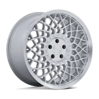 Rotiform RC212 CJJ 19X8.5 ET35 (5x4.5 / 72.56) - Gloss Silver W/ Machined Lip
