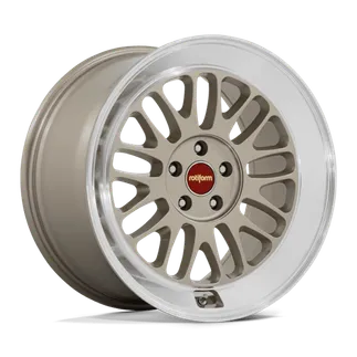 Rotiform RC214 SCP 19X9.5 ET22 (5x120 / 74.1) - Matte Gold W/ Diamond Cut Lip