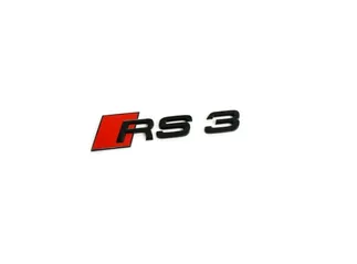 OEM Rear RS3 Letters (Gloss Black)
