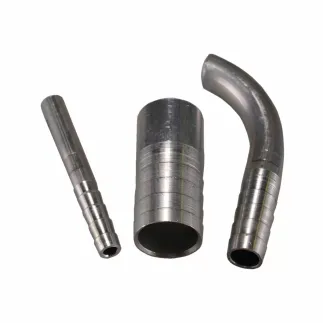 OBP 25mm OD x 60mm Straight Ribbed Fitting