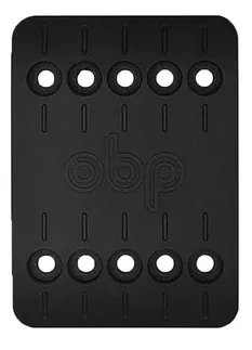 OBP Large (78mm) Brake Pedal Pad Upgrade For Pro-Race V2 ANd Track-Pro V2 Black