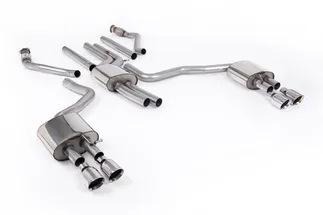 Milltek Resonated Catback Exhaust System For C7.5 Audi A6 3.0T S-Line (Facelift)