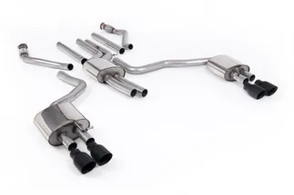 Milltek Resonated Catback Exhaust System For C7.5 Audi A6 3.0T S-Line (Facelift)