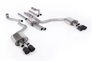 Milltek Resonated Catback Exhaust System For C7.5 Audi A6 3.0T S-Line (Facelift)