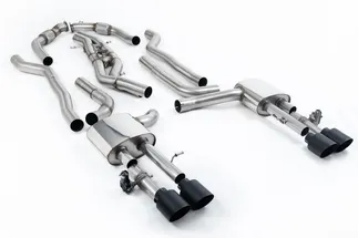 Milltek Twin 80mm Non-Resonated Catback For D5 Audi S8 (Long Wheel Base)(US/ROW)