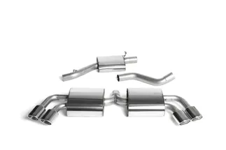 Milltek Resonated Catback Exhaust For MK2 Audi TTS - Polished Tips
