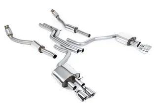 Milltek Non-Resonated Catback Exhaust For C7 Audi S6/S7 4.0T - Polished Tips