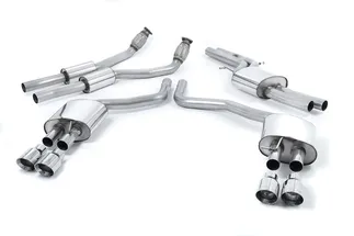 Milltek Resonated Catback Exhaust System For C7 Audi S6/S7 4.0T