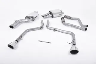 Milltek Non-Resonated Dual Outlet Race Catback For B8 Audi S5 3.0T (S Tronic)