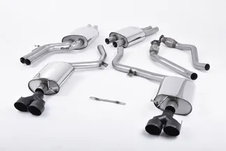 Milltek Catback Exhaust System For B8.5 Audi S5 3.0T - Black Tips