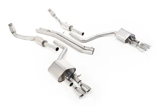 Milltek Non-Resonated Catback Exhaust System For D4 Audi S8 4.0T