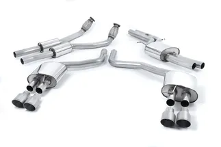 Milltek Resonated Catback Exhaust System For C7 Audi S6/S7 4.0T