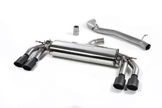 Milltek Catback Exhaust System For MK3 Audi TTS (Non OPF/GPF) - Cerakote Black Tips