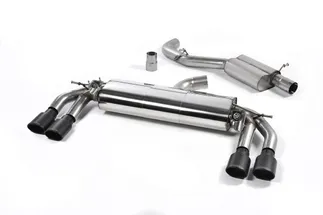 Milltek Catback Exhaust System For MK3 Audi TTS (Non OPF/GPF) - Cerakote Black Tips