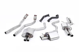 Milltek Full Exhaust System With 76mm Downpipes For C7 Audi RS6/RS7 4.0T
