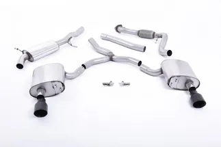 Milltek Road+ Catback Exhaust For B9 Audi A4 Quattro W/o Brace Bars (Non OPF/GPF)