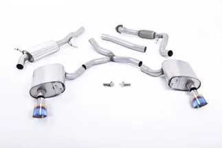 Milltek Road+ Catback Exhaust For B9 Audi A4 Quattro W/o Brace Bars (Non OPF/GPF)