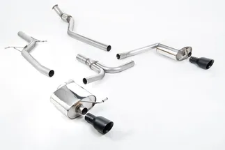 Milltek Dual Outlet Non-Resonated Catback For B8 Audi A4 2.0T S Line (Manual)