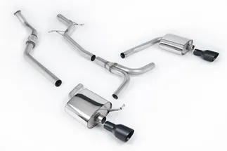 Milltek Dual Outlet Non-Resonated Catback For B8 Audi A4 2.0T S Line (Tiptronic)