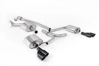 Milltek Resonated Quad Outlet Catback Exhaust System For B8 Audi A5 S-Line 2.0T