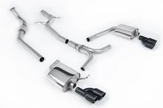 Milltek Quad Outlet Non-Resonated Catback For B8 Audi A4 2.0T S Line (Tiptronic)