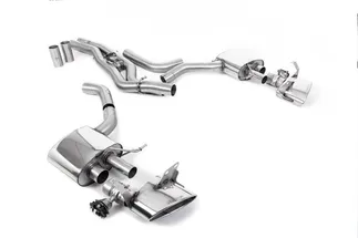 Milltek Twin 80mm Non-Resonated Catback Exhaust System For C8 Audi RS6/RS7