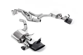 Milltek Twin 80mm Non-Resonated Catback Exhaust System For C8 Audi RS6/RS7