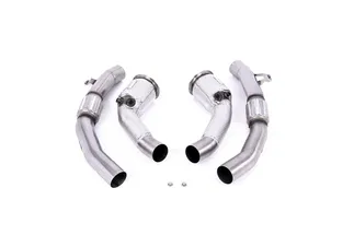 Milltek 80mm Large Bore Downpipe & Hi-Flow Sports Cat For C8 Audi RS6/RS7 & D5 S8