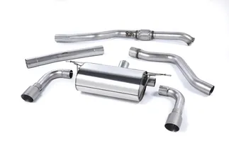 Milltek Catback Exhaust System For F22 BMW M235i Coupe - Titanium Tips