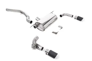 Milltek Non-Resonated Race Catback Exhaust System For F22 BMW M240i Coupe LCI (OPF)