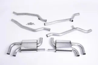 Milltek Non-Resonated Catback Exhaust For 958 Porsche Cayenne Turbo (Pre-Facelift)