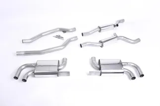 Milltek Resonated Catback Exhaust System For 958 Porsche Cayenne Turbo (Pre-Facelift)