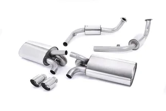 Milltek Resonated Catback Exhaust System For 987 Gen2 Porsche Cayman S/Boxster S