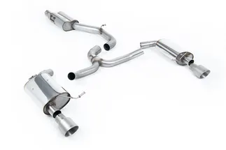 Milltek Resonated Catback Exhaust System For VW MK7 Golf Alltrack 2.0T (4Motion)
