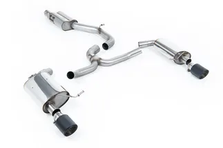 Milltek Resonated Catback Exhaust System For VW MK7 Golf Alltrack 2.0T (4Motion)