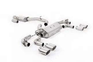 Milltek 80mm Valved & Resonated Catback Exhaust For VW MK7.5 Golf R (GPF & Non GPF)