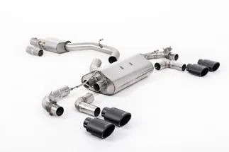 Milltek 80mm Valved & Resonated Catback Exhaust For VW MK7.5 Golf R (GPF & Non GPF)